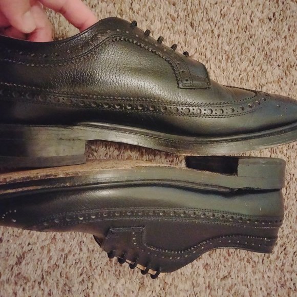 John White wingtip brogue shoes. Made in England - Picture 3 of 8